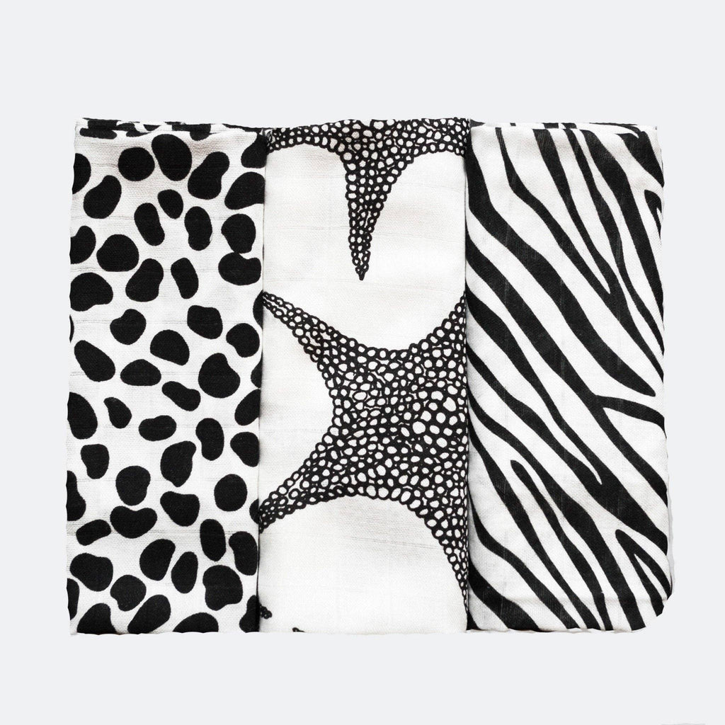 ETTA LOVES ANIMAL PRINT MUSLIN 3-PACK