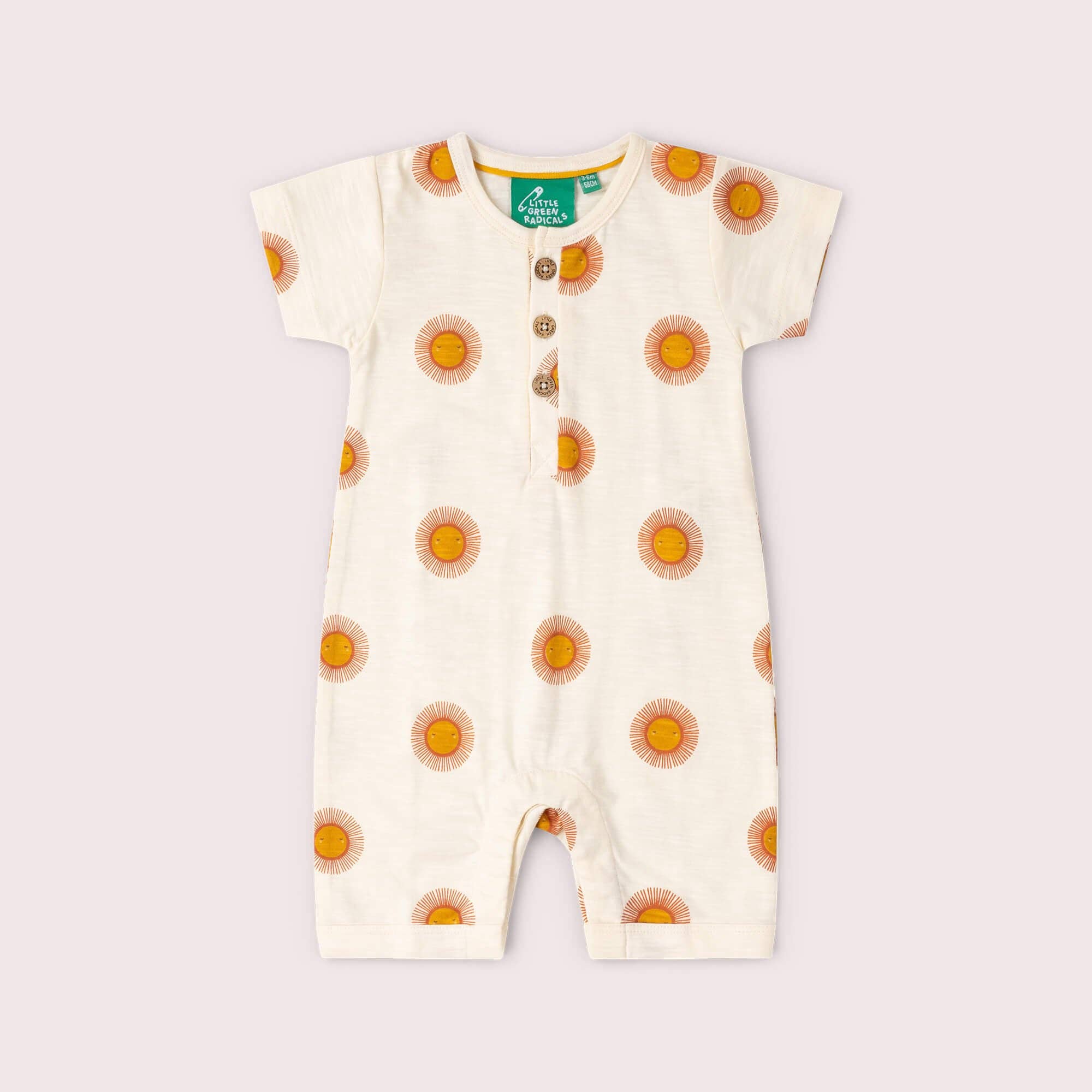 Little Green Radicals Summer Sun Organic Summer Romper