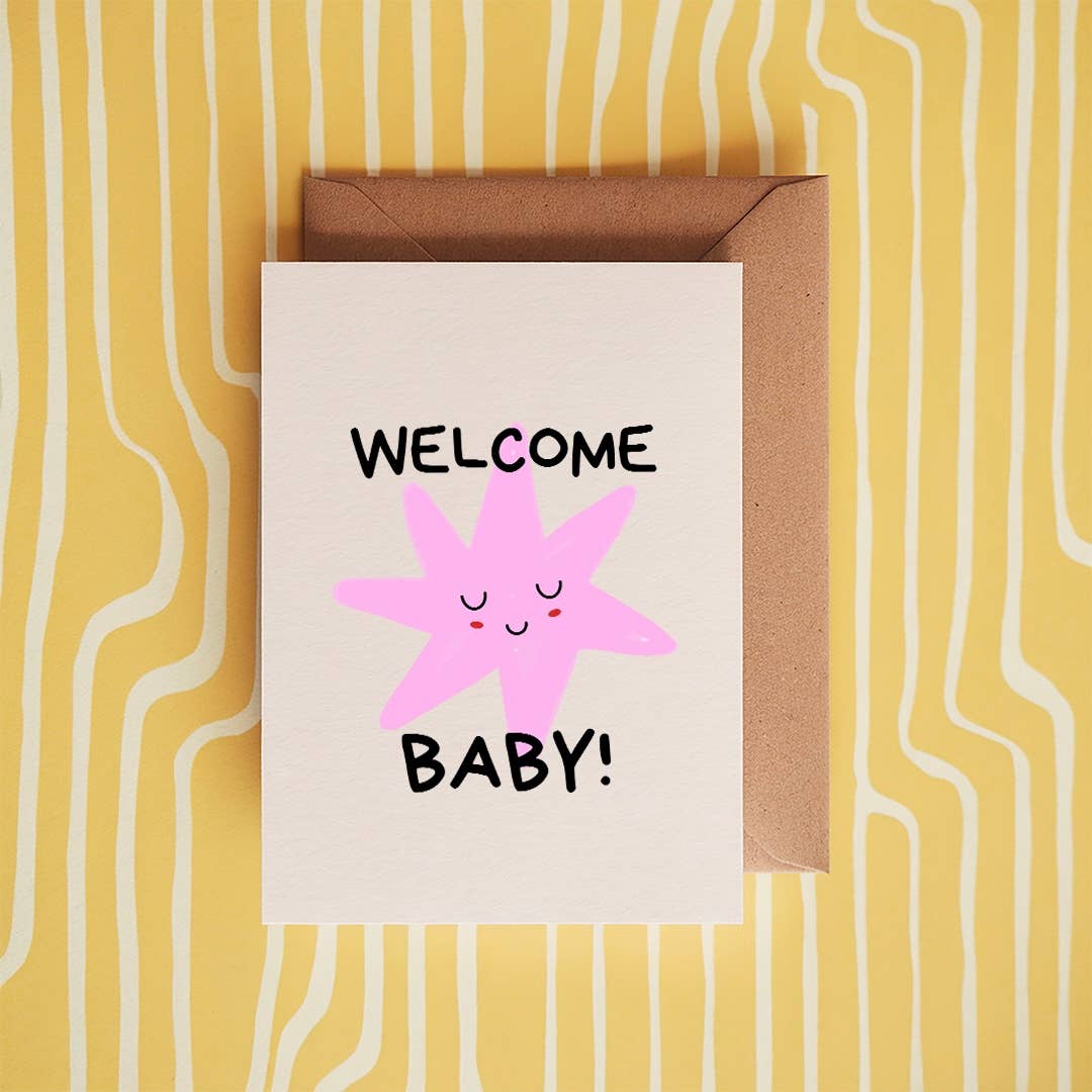 Welcome baby Card