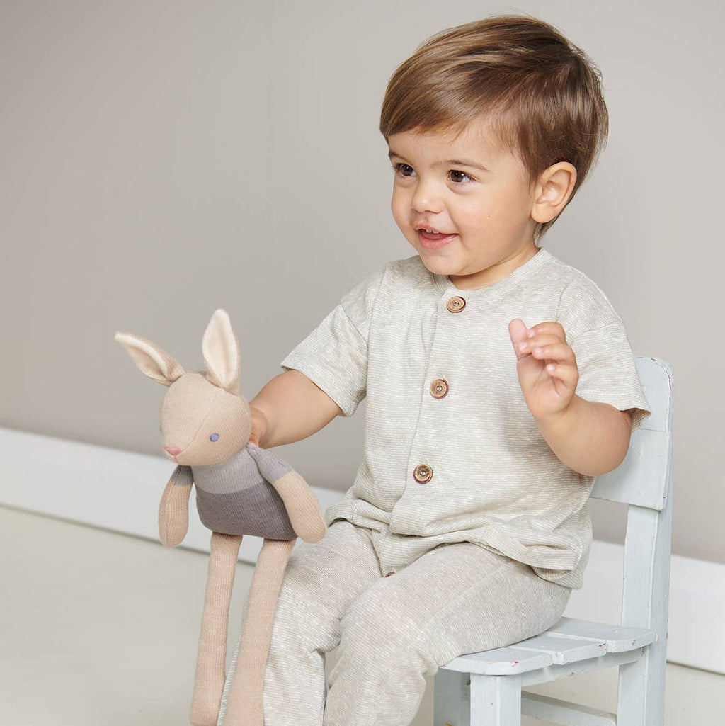 Baby Threads Taupe Bunny