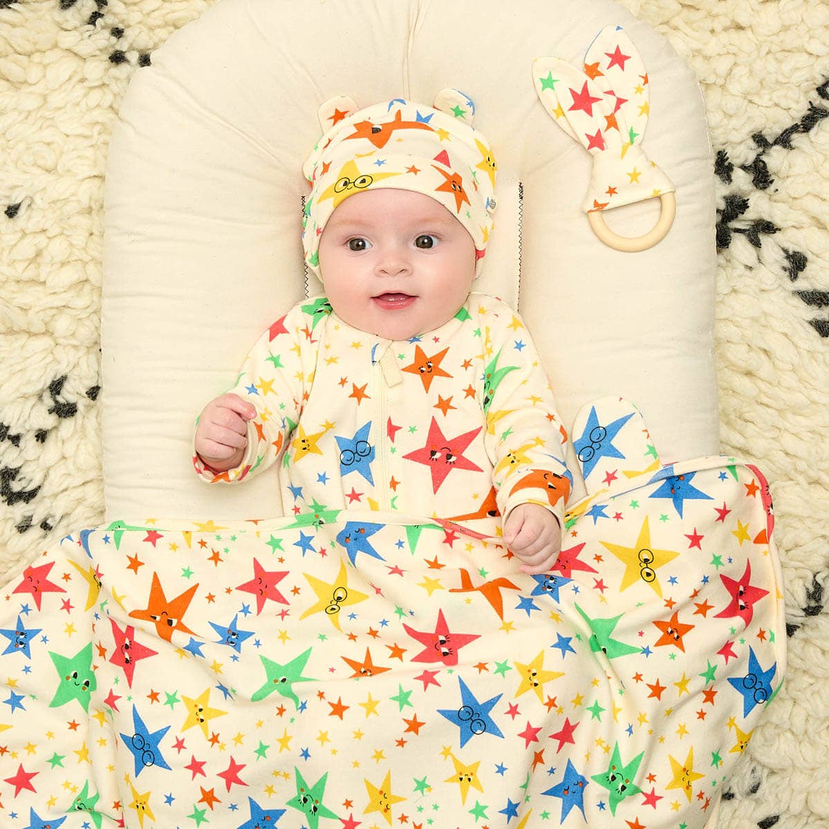 The Bonnie Mob - Starlight - Baby Beanie Hat With Ears
