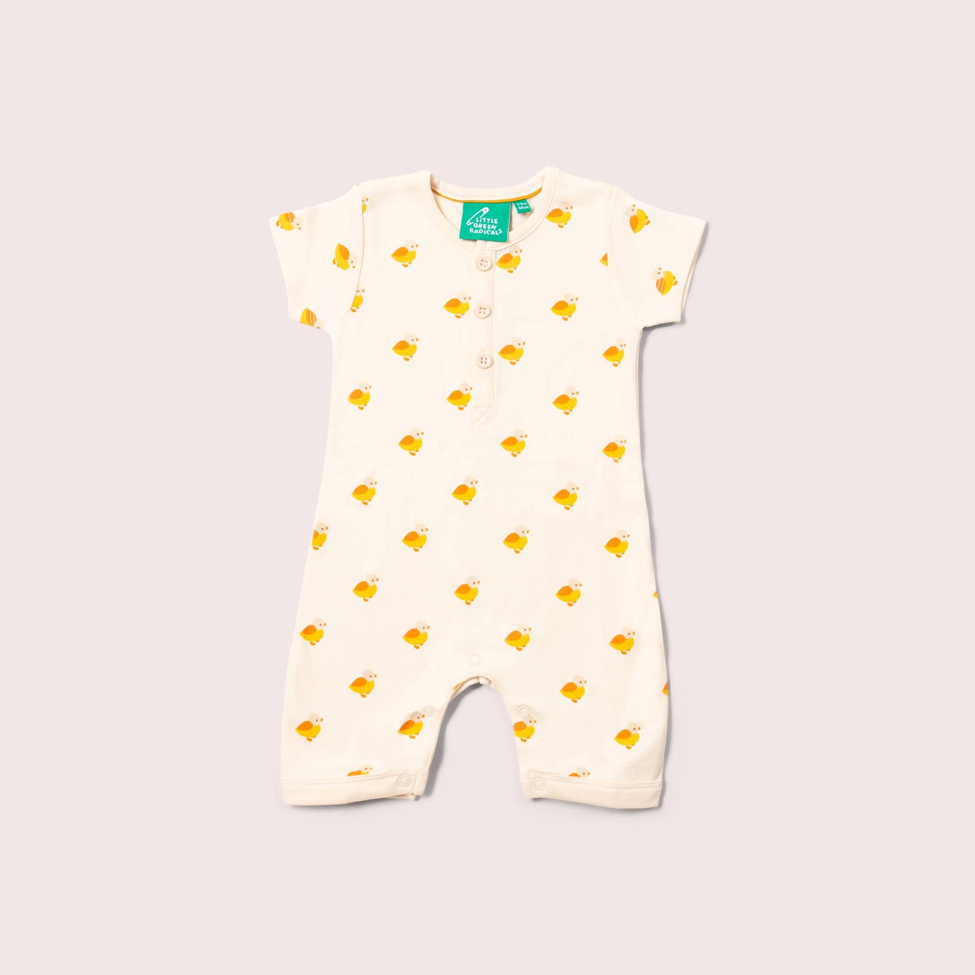 Little Green Radicals Little Ducks Organic Romper