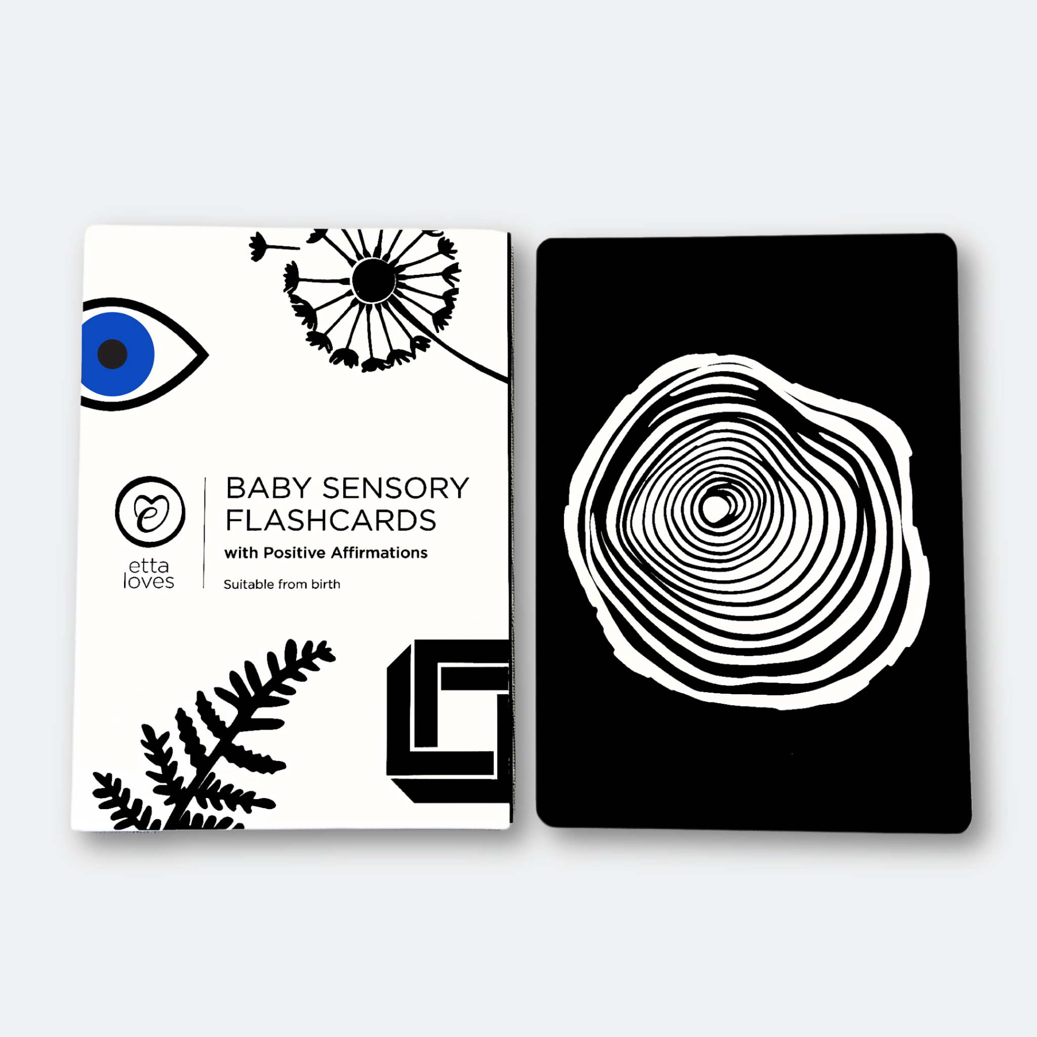 ETTA LOVES SENSORY FLASHCARDS WITH POSITIVE AFFIRMATIONS