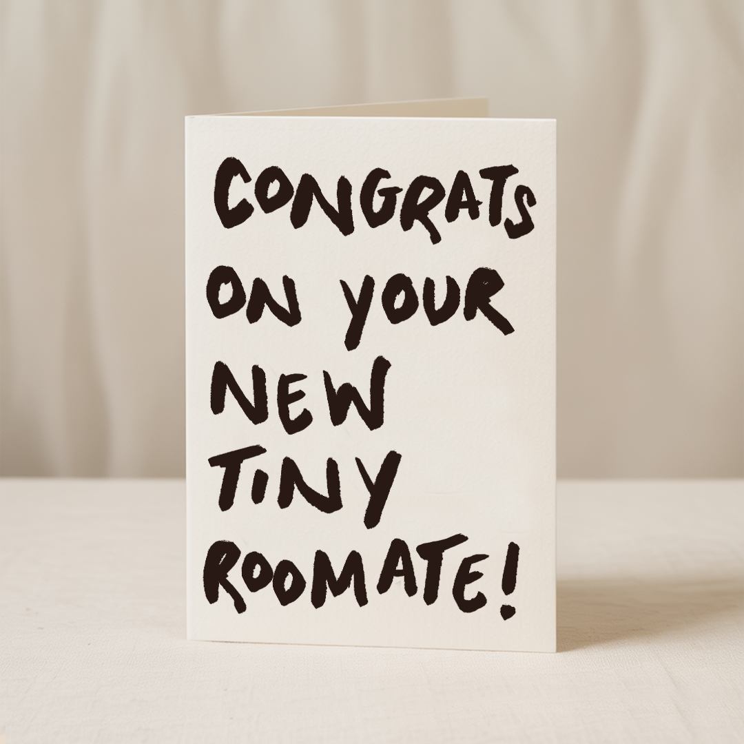 Congrats on your new tiny roommate Card