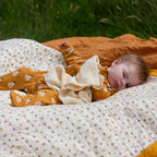 Little Green Radicals Summer Pears Zip Organic Babygrow
