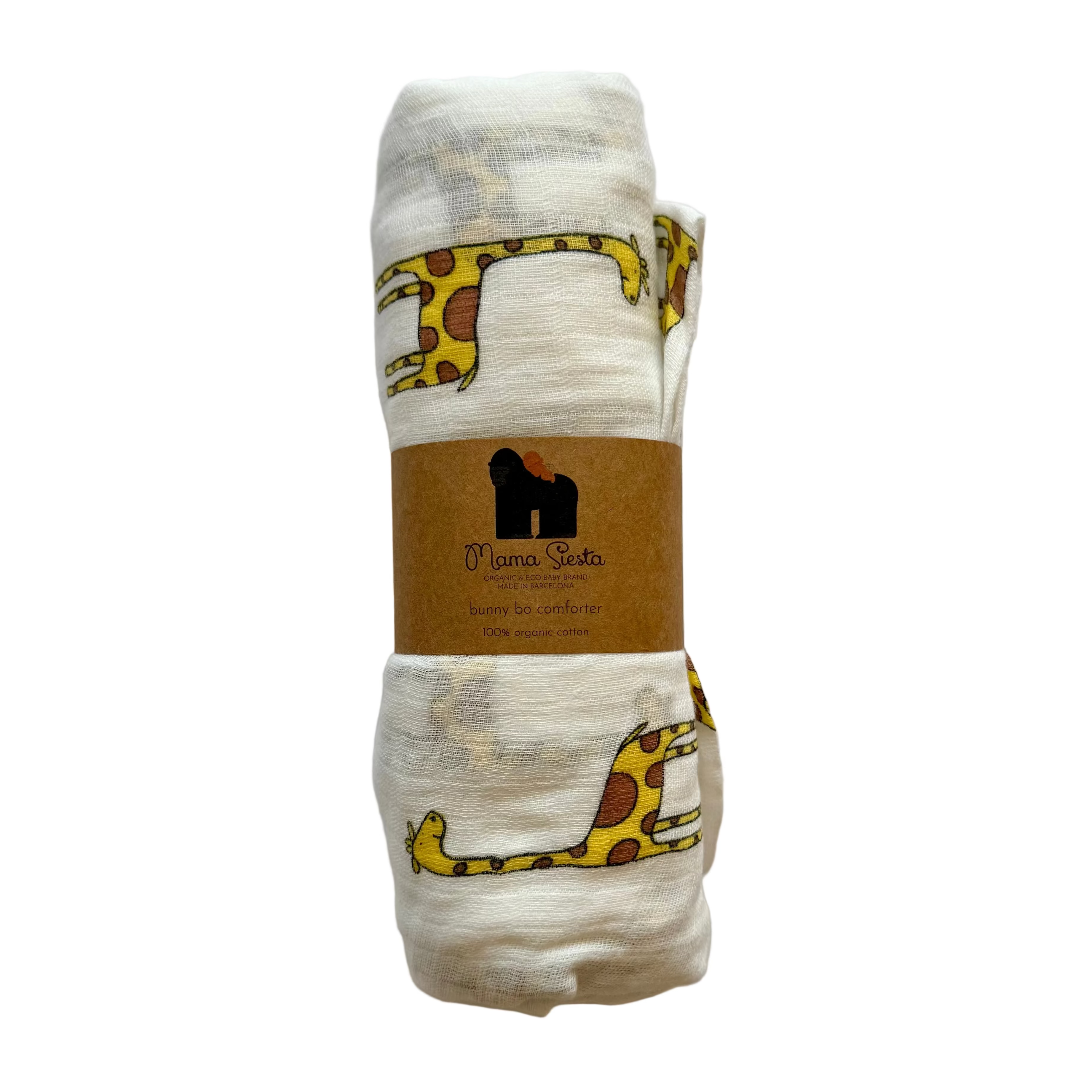 Mama Siesta - Giraffe Muslin Swaddle Blanket