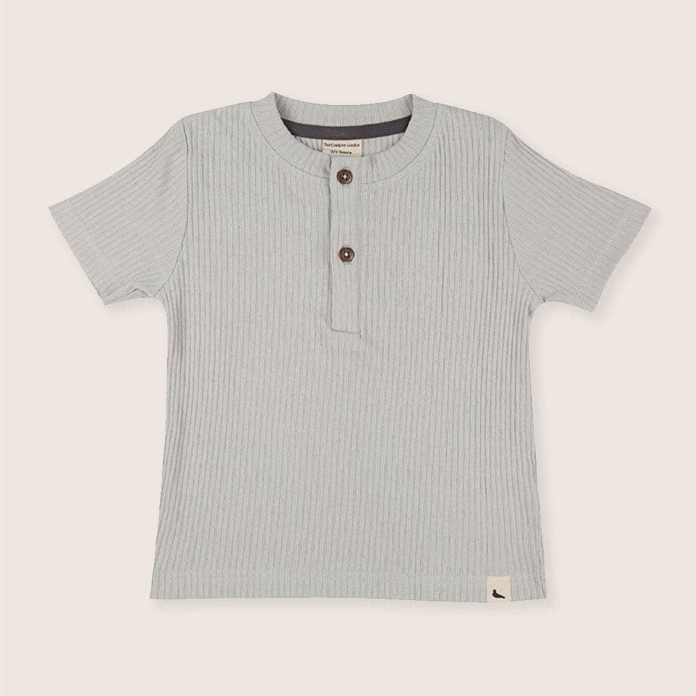 Turtledove London Sky Textured T-Shirt & Shorts Set