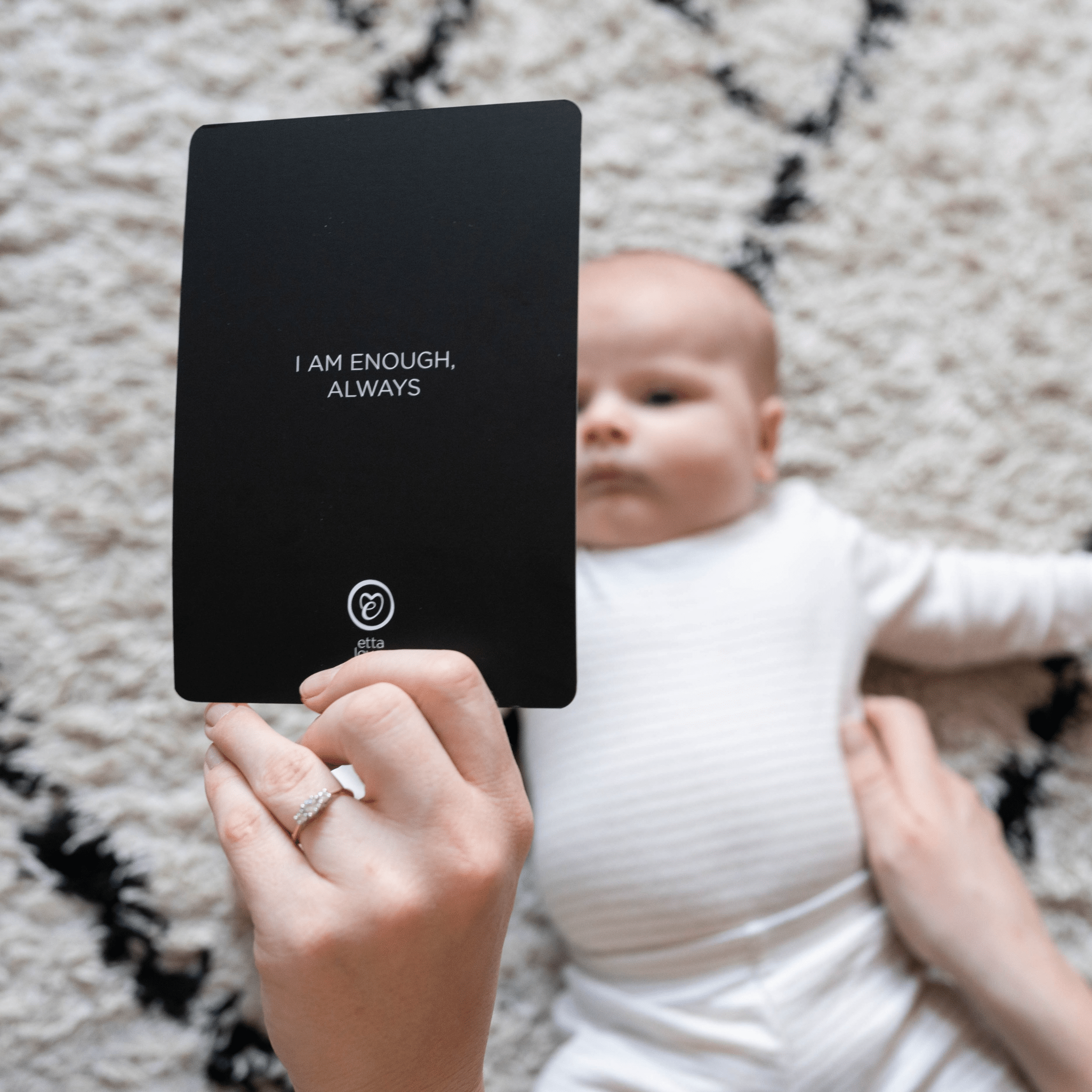 ETTA LOVES SENSORY FLASHCARDS WITH POSITIVE AFFIRMATIONS