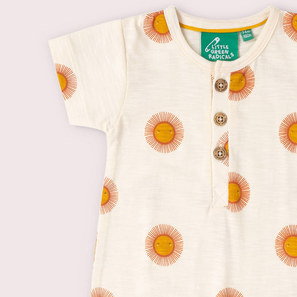 Little Green Radicals Summer Sun Organic Summer Romper