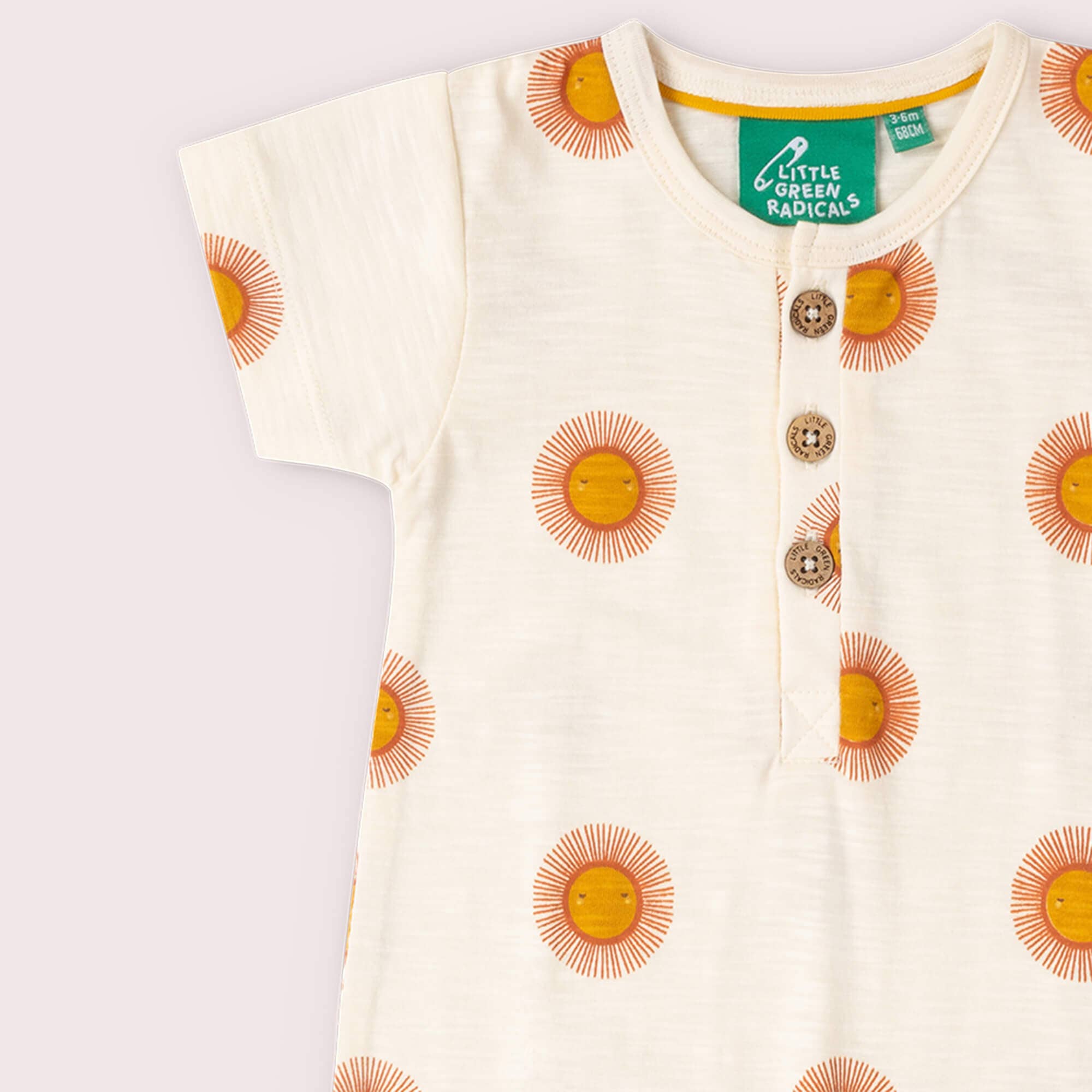 Little Green Radicals Summer Sun Organic Summer Romper