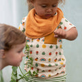 Little Green Radicals Vintage Rainbows Organic T Shirt & Jogger Playset