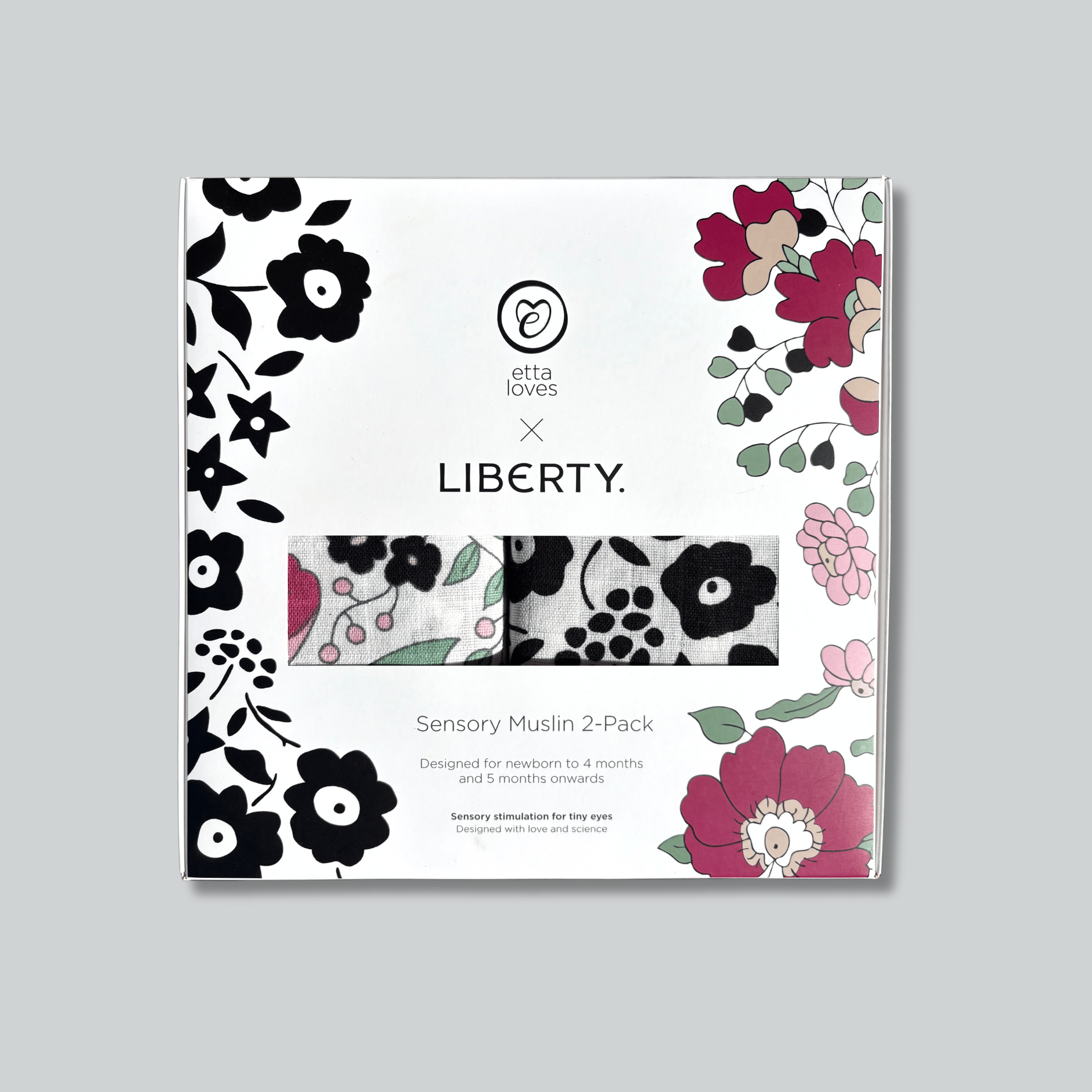ETTA LOVES x LIBERTY – Sensory Muslin 2-Pack