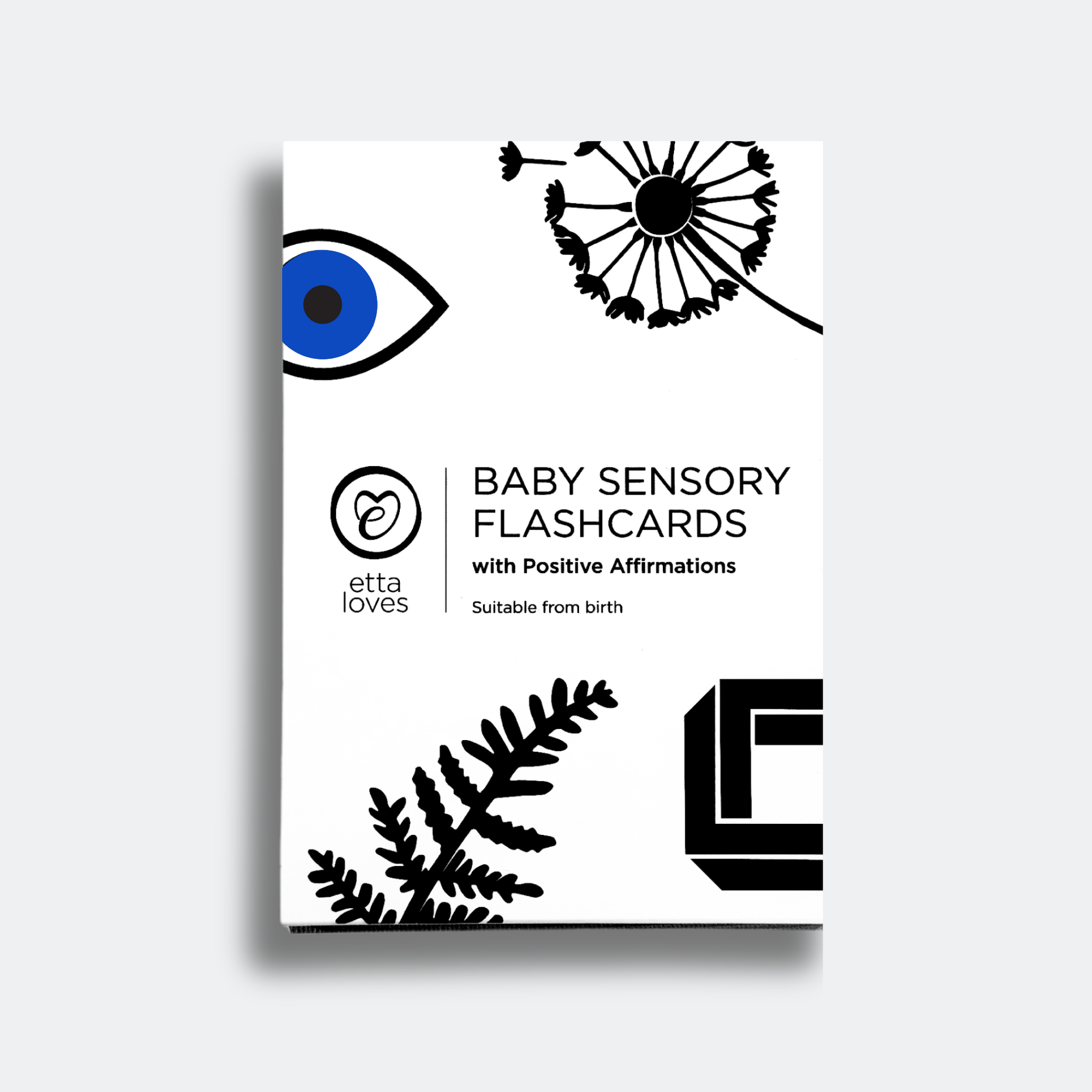 ETTA LOVES SENSORY FLASHCARDS WITH POSITIVE AFFIRMATIONS