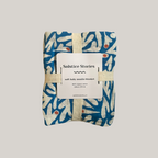 Solstice Stories Large Organic Cotton Muslin Swaddle Blanket | Coconut Grove